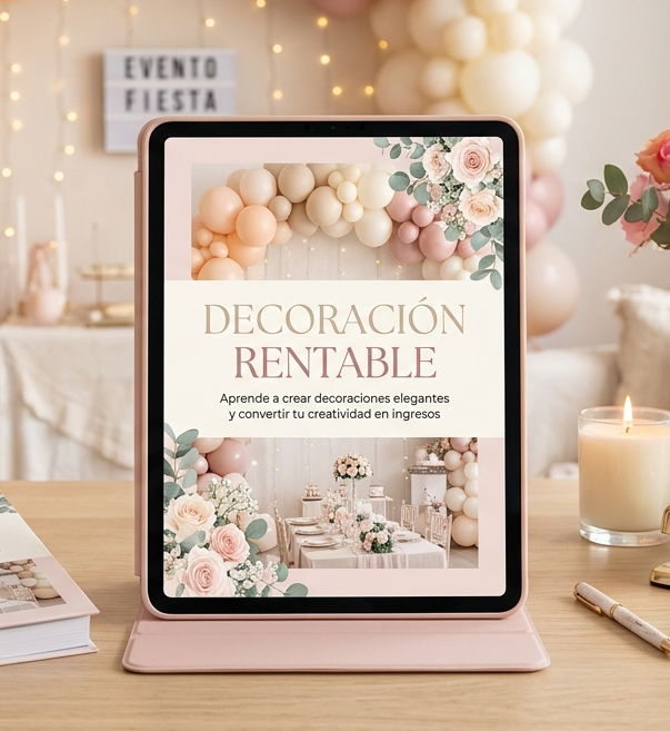 Libro Digital de Decoración Rentable + 8 Bonos de Regalo
